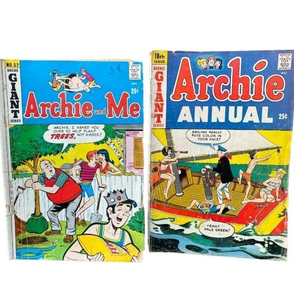 ARCHIE Giant Series Comics Lot of 10 Includes Archie Annual Jughead Betty *read* - Picture 2 of 7